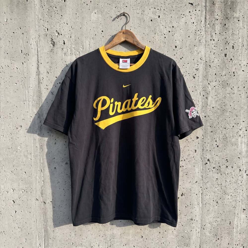 Nike Pittsburgh Pirates T-Shirt Size XL Vintage MLB Baseball Black